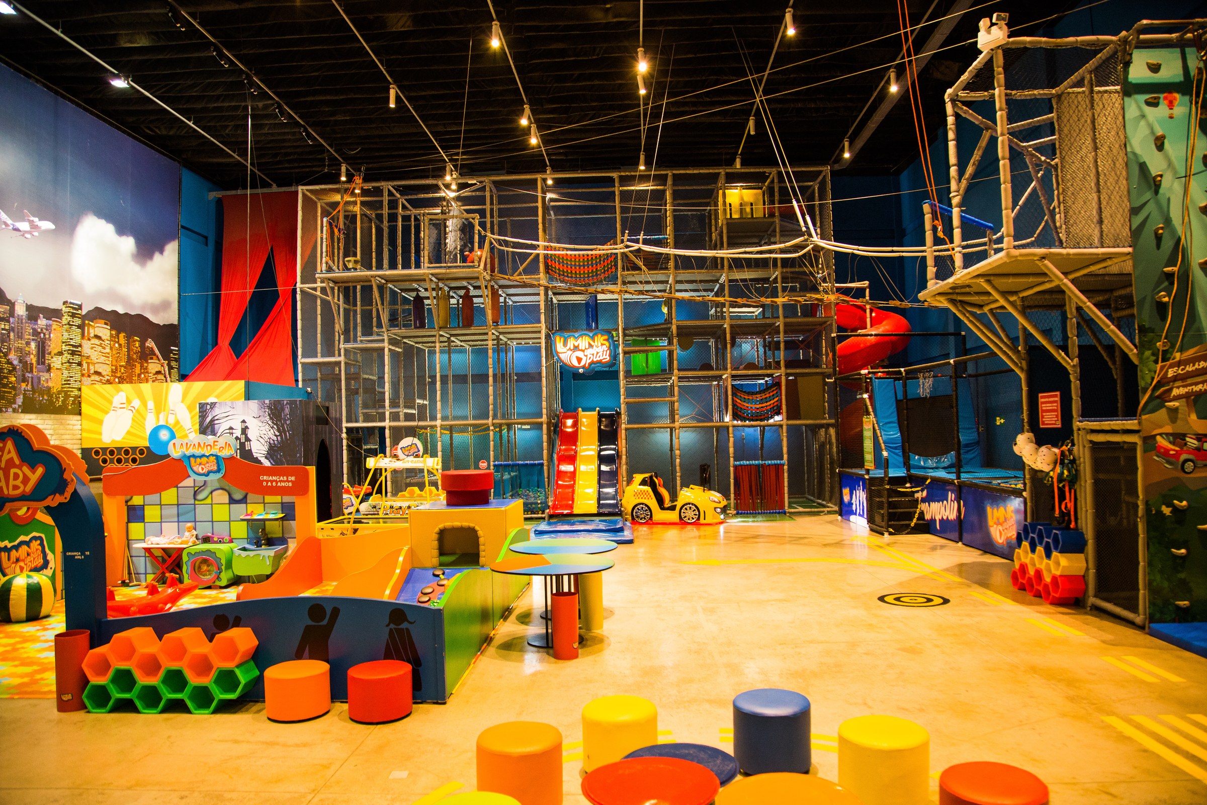 Área ampla de kid play do Luminis Urban Play