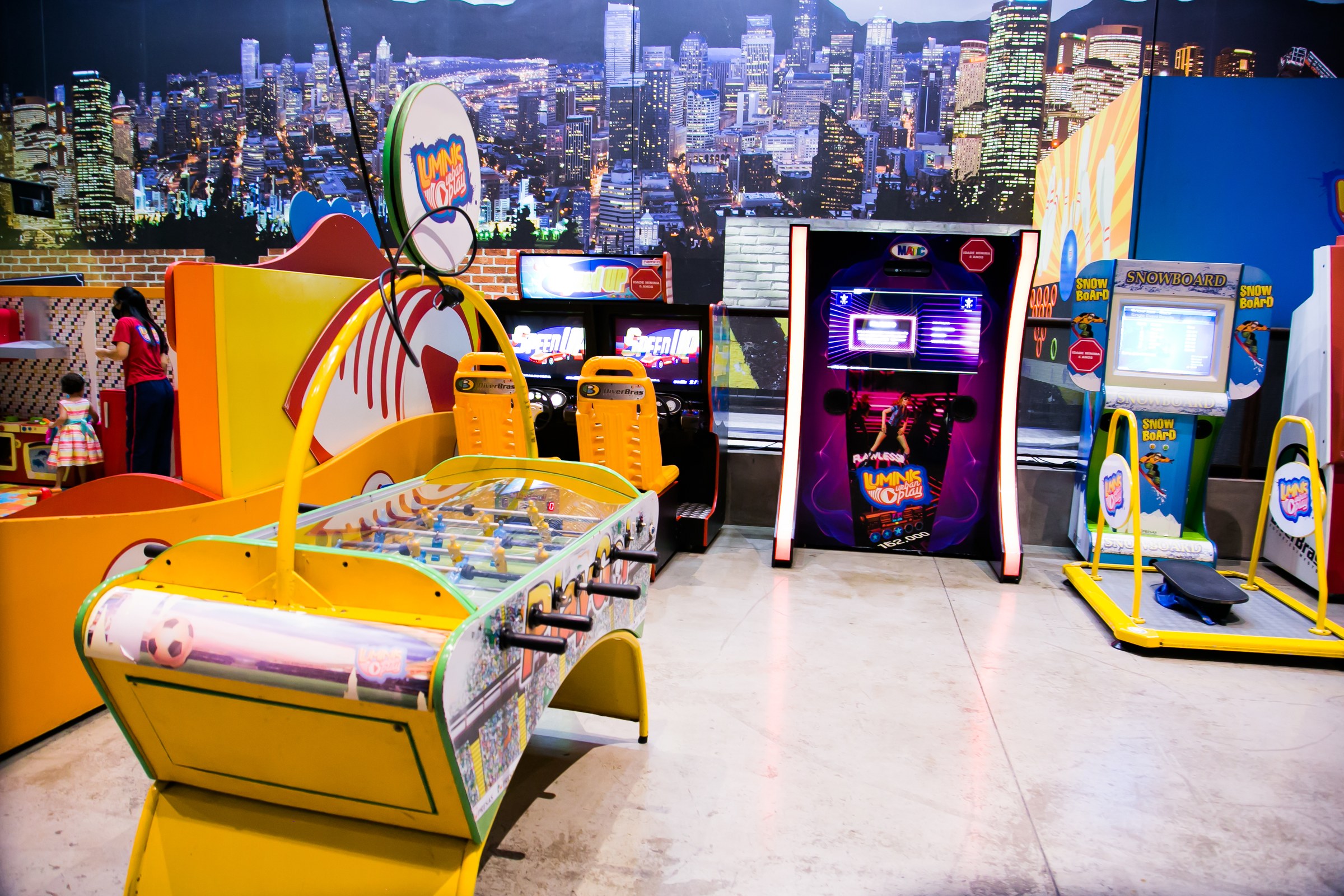Área de play gol e jogos do Luminis Urban Play